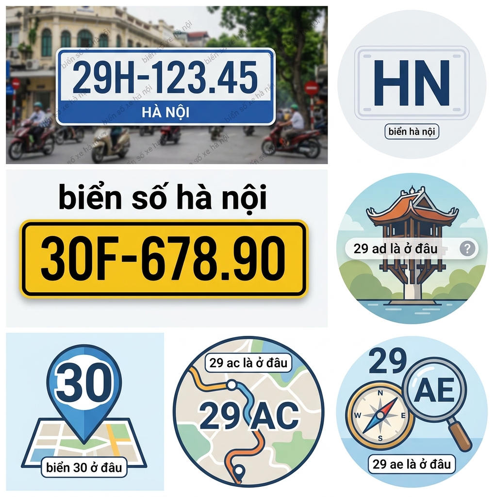 Biển Số Xe Hà Nội Mới Nhất 2026 | Danh Sách Quận Huyện & Ký Hiệu Định Danh